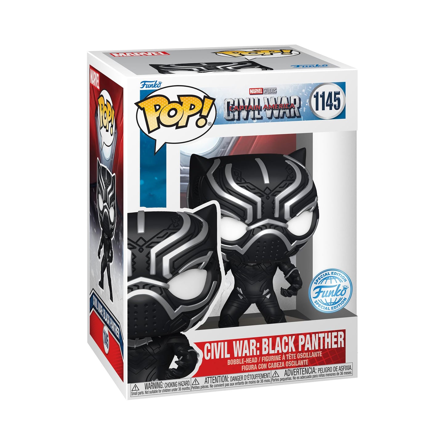 Funko Pop! Marvel: Captain America: Civil War Build A Scene - Black Panther, Amazon Exclusive, Figure 3 of 12