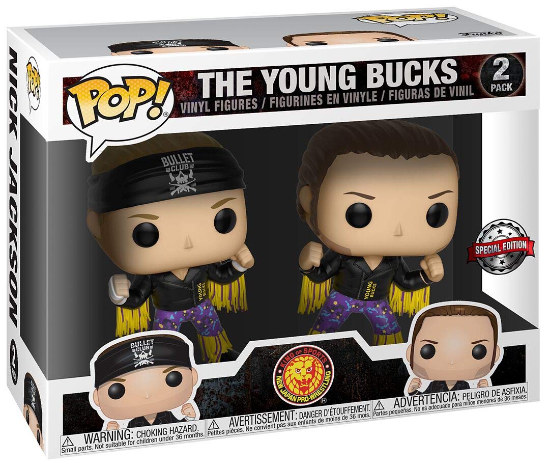 Funko POP! Bullet Club The Young Bucks (Matt & Nick Jackson) 2-Pack Exclusive