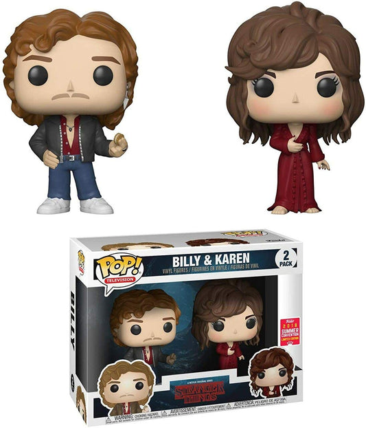 Funko POP! Television Stranger Things Billy & Karen Wheeler 2-Pack Exclusive