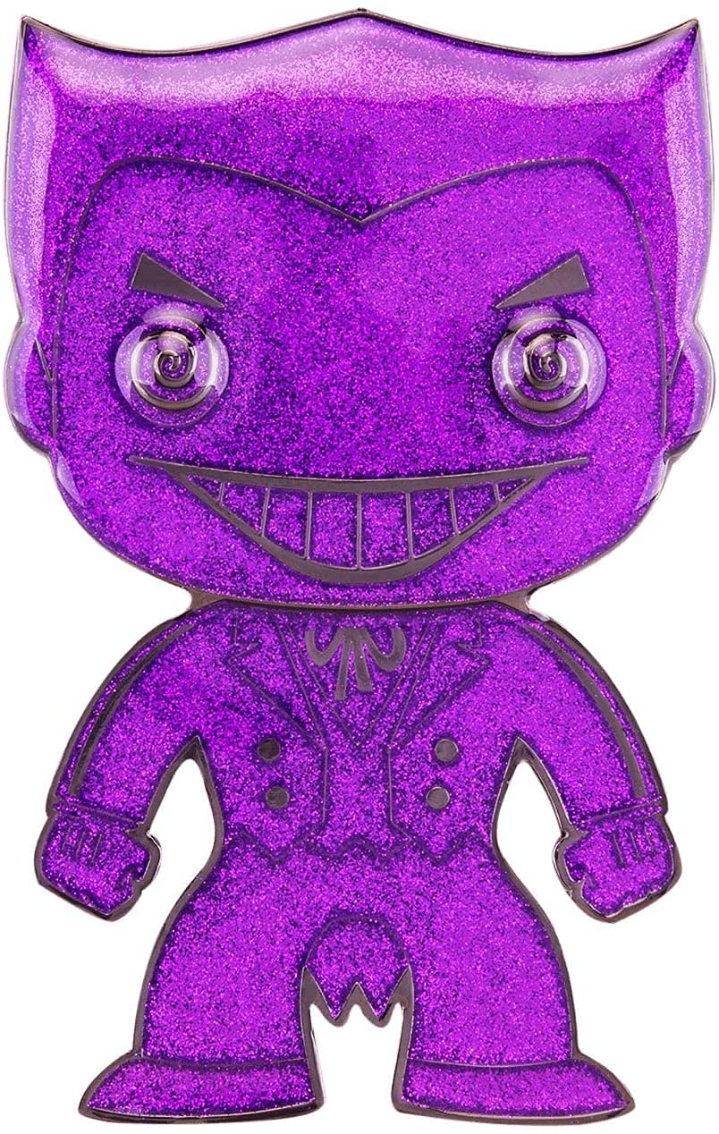 Funko POP! Pin DC Classic Joker Large Enamel Pin [Chase Version, Glitter]