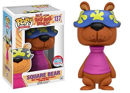 Funko POP! Animation Hair Bear Bunch Square Bear #137 LE 2000 Exclusive