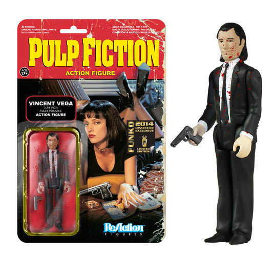 Funko Pulp Fiction - Reaction Figure: Blood Splattered Vincent Vega