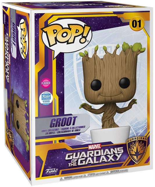 Funko POP! Marvel Guardians of the Galaxy 18 Inch Groot #01 [Flocked] Exclusive