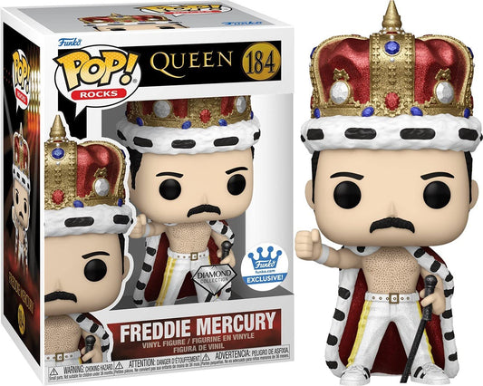 Funko POP! Rocks Queen Freddie Mercury #184 Diamond Collection Funko Exclusive