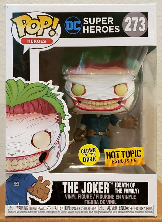 Funko POP! Heroes DC The Joker (Death in the Family) #273 [Glows in the Dark] Exclusive