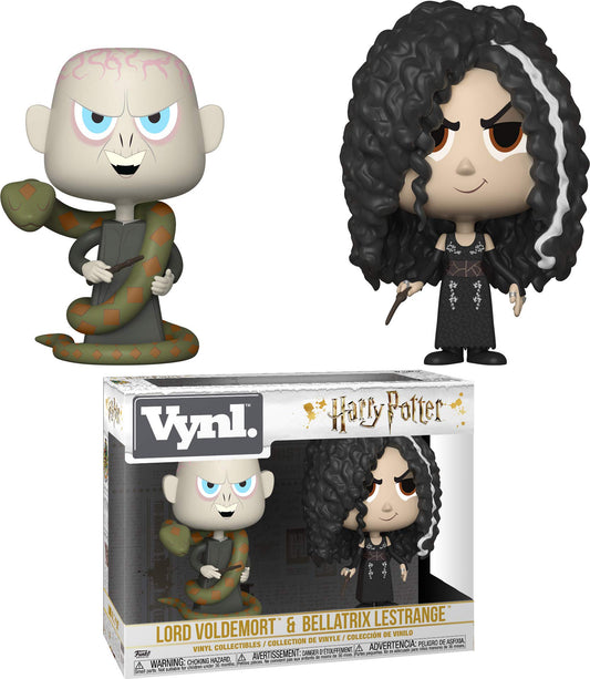 Funko Vynl: Harry Potter - Bellatrix & Voldemort 2Pack Collectible Figure, Multicolor