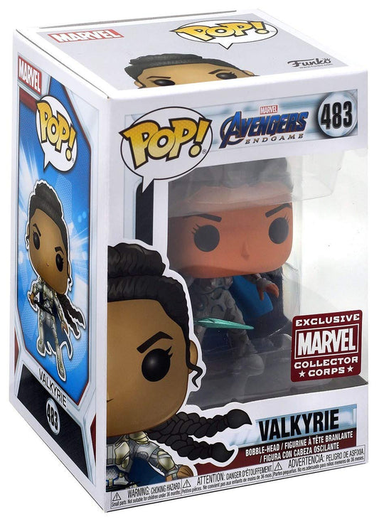 Funko POP! Marvel Avengers Endgame Valkyrie #483 Collector Corps Exclusive