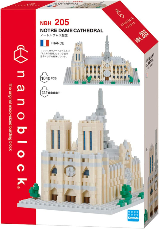 Nanoblock Notre Dame Cathedral Building Kit