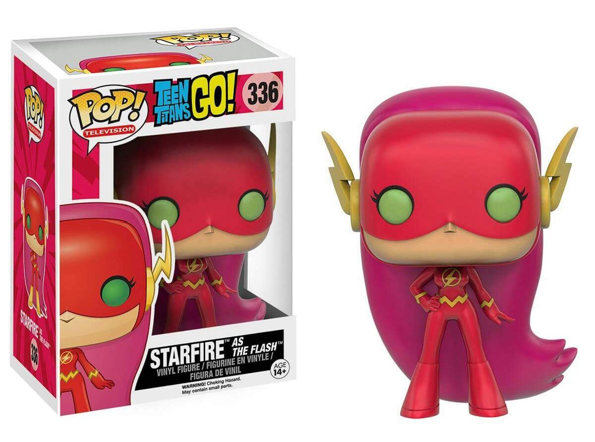 Funko POP! Television Teen Titans GO! Starfire as the Flash #336 Exclusive