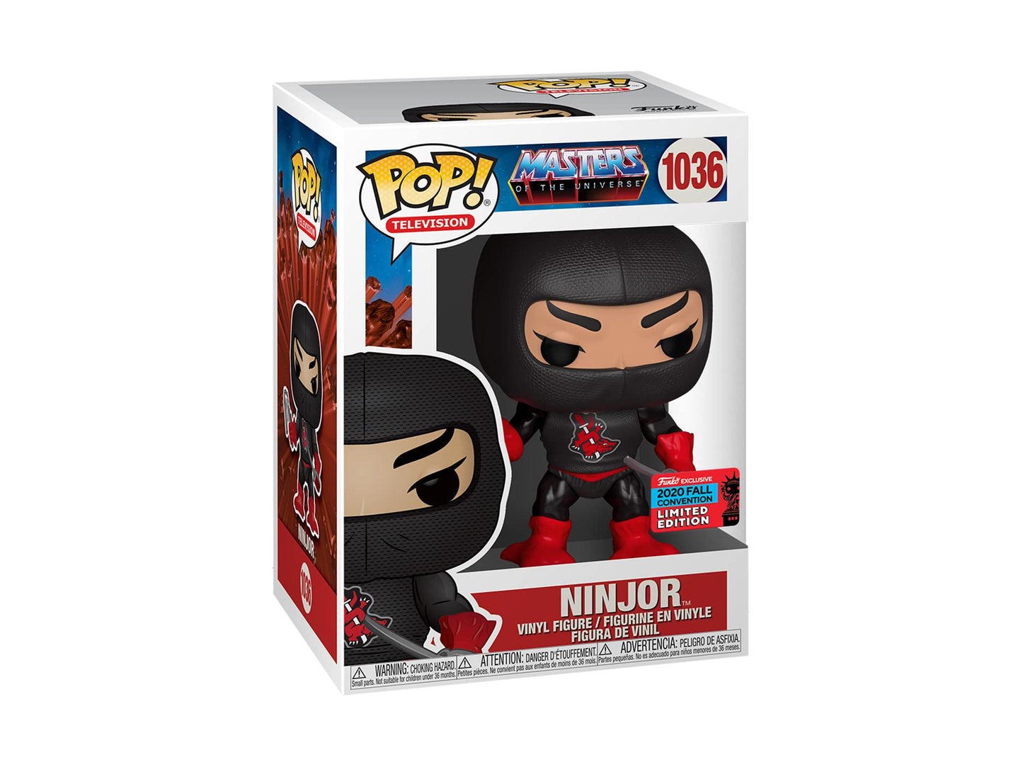 Funko POP! Television: Masters of The Universe Ninjor #1036 2020 Shared Fall Convention Exclusive