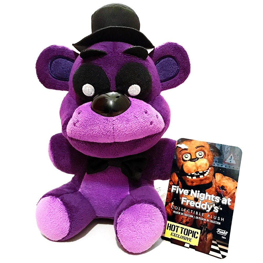 Official Funko Five Nights At Freddy's 6" Limited Edition Shadow Freddy Bear (Hot Topic) Exclusive FNAF Plush Doll Toy