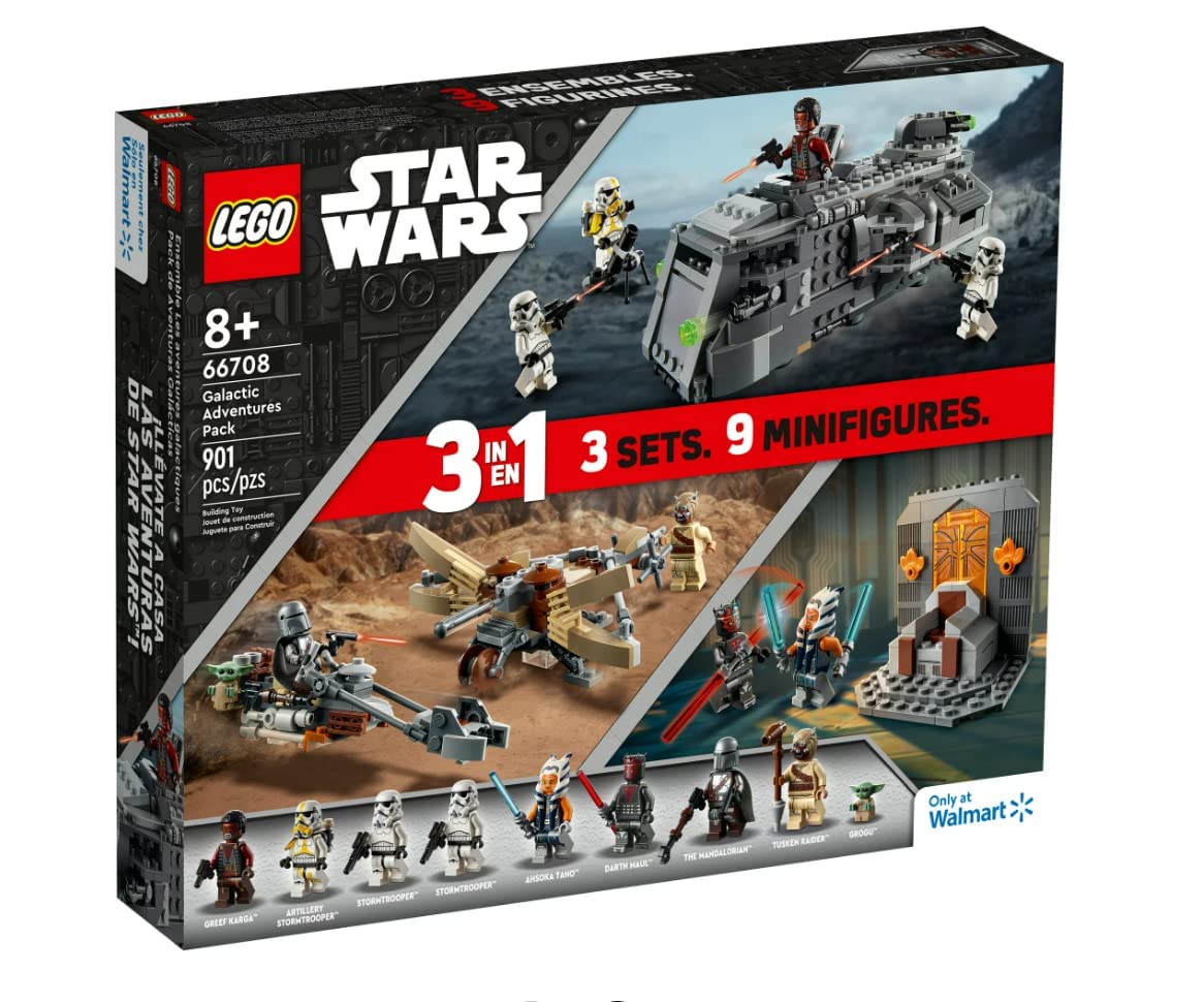 LEGO Star Wars Galactic Adventures Pack 66708 (3 Pack Exclusive 75299,75310,75311)