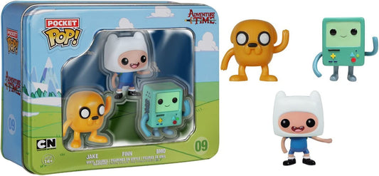 Funko Pocket POP! Adventure Time Finn Jake BMO Vinyl Figure 3 Pack