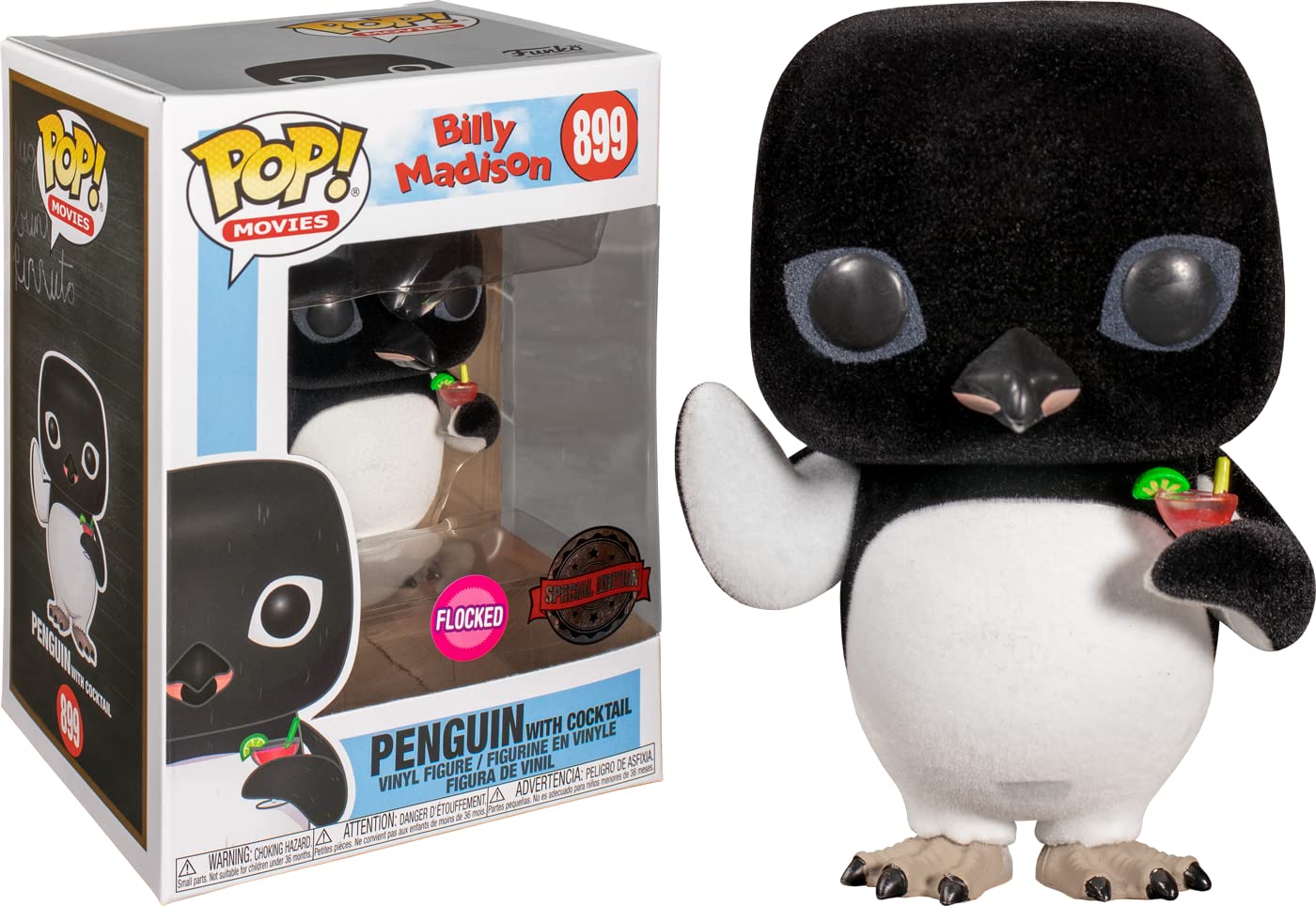 Funko POP! Movies: Billy Madison Penguin [with Cocktail Flocked] # 899 Exclusive
