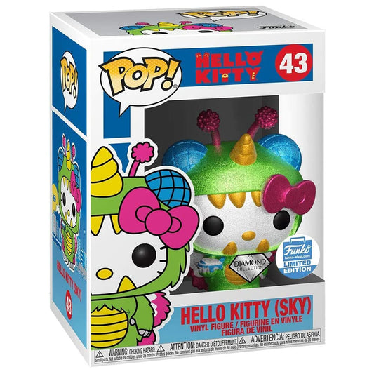 Funko POP! Sanrio Hello Kitty (Sky) #43 [Diamond Collection] Funko Shop Exclusive