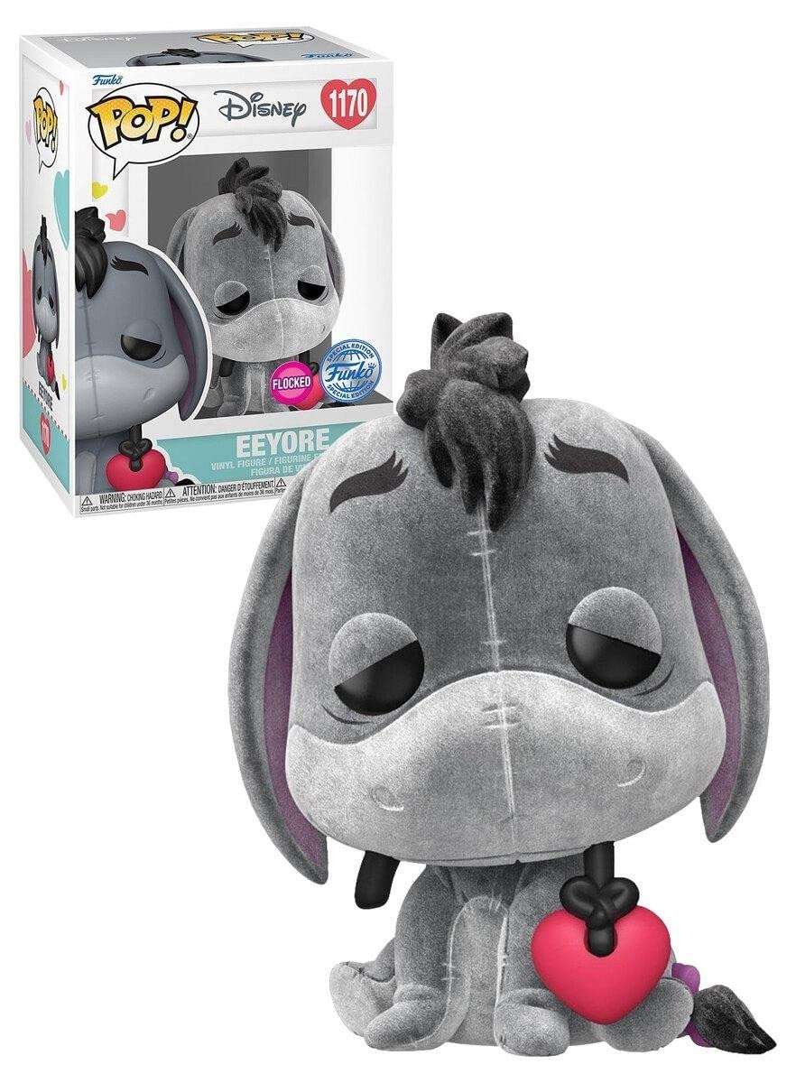 Funko POP! Disney Winnie the Pooh - Eeyore #1170 [Flocked] Exclusive