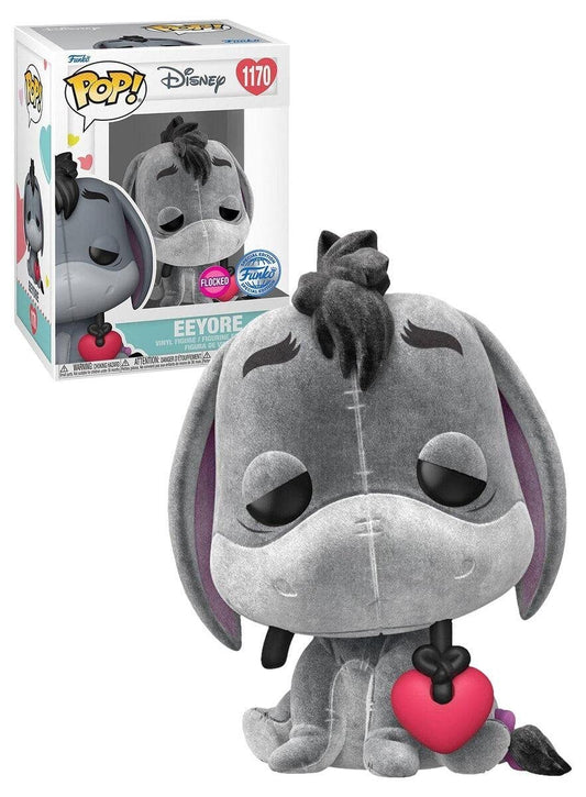 Funko POP! Disney Winnie the Pooh - Eeyore #1170 [Flocked] Exclusive