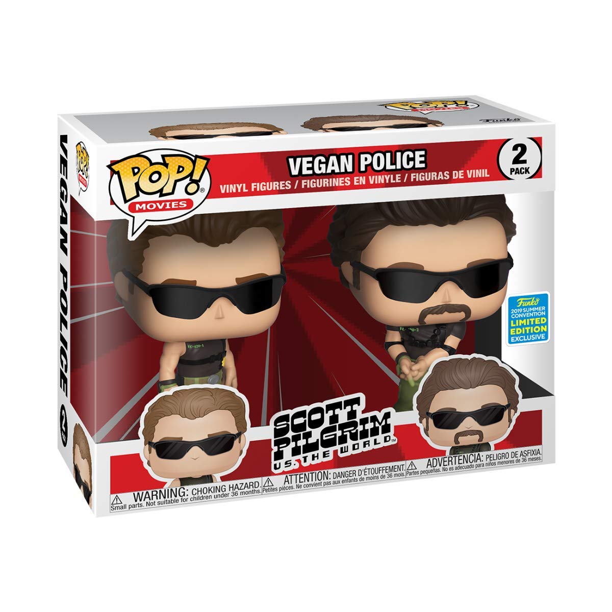 Funko POP! Movies Scott Pilgrim Vegan Police 2 Pack