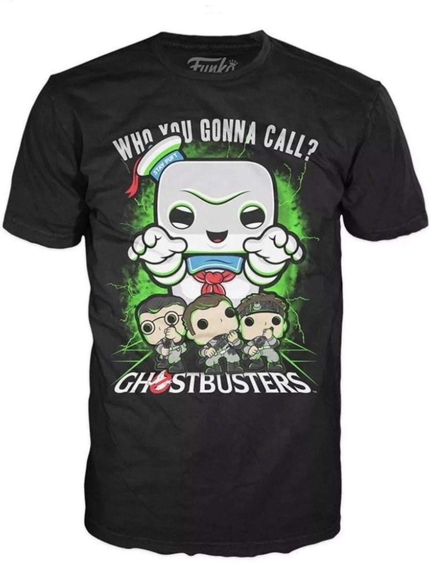 Funko Men's Ghostbusters - Stay Puft Lime Mist, Black, XX-Large