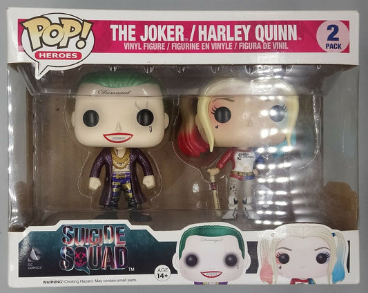 Funko POP! Heroes Suicide Squad FYE Exclusive 2pk Joker and Harley Quinn