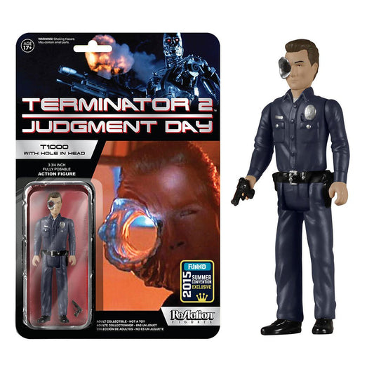 Funko ReAction Figure Terminator 2 T1000 - With Hole In Head Exclusive