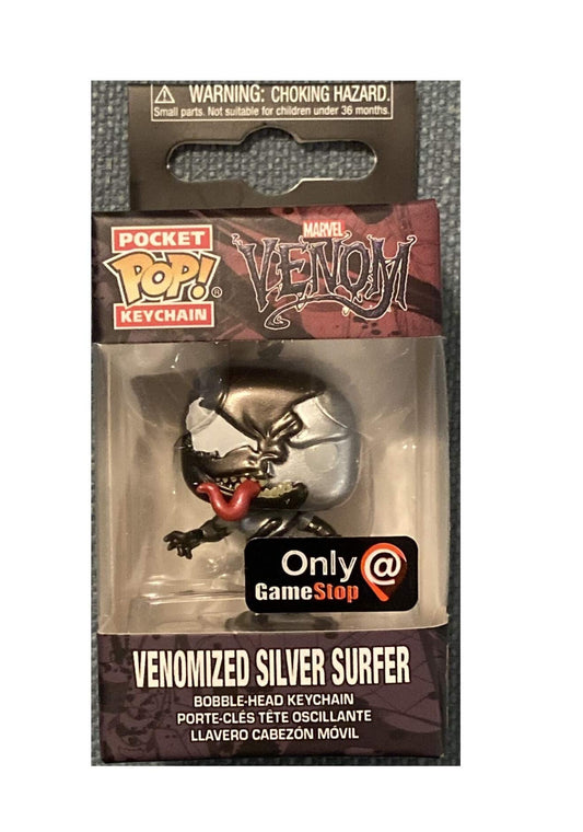 Funko Pocket POP! Keychain Venomized Silver Surfer Metallic Exclusive