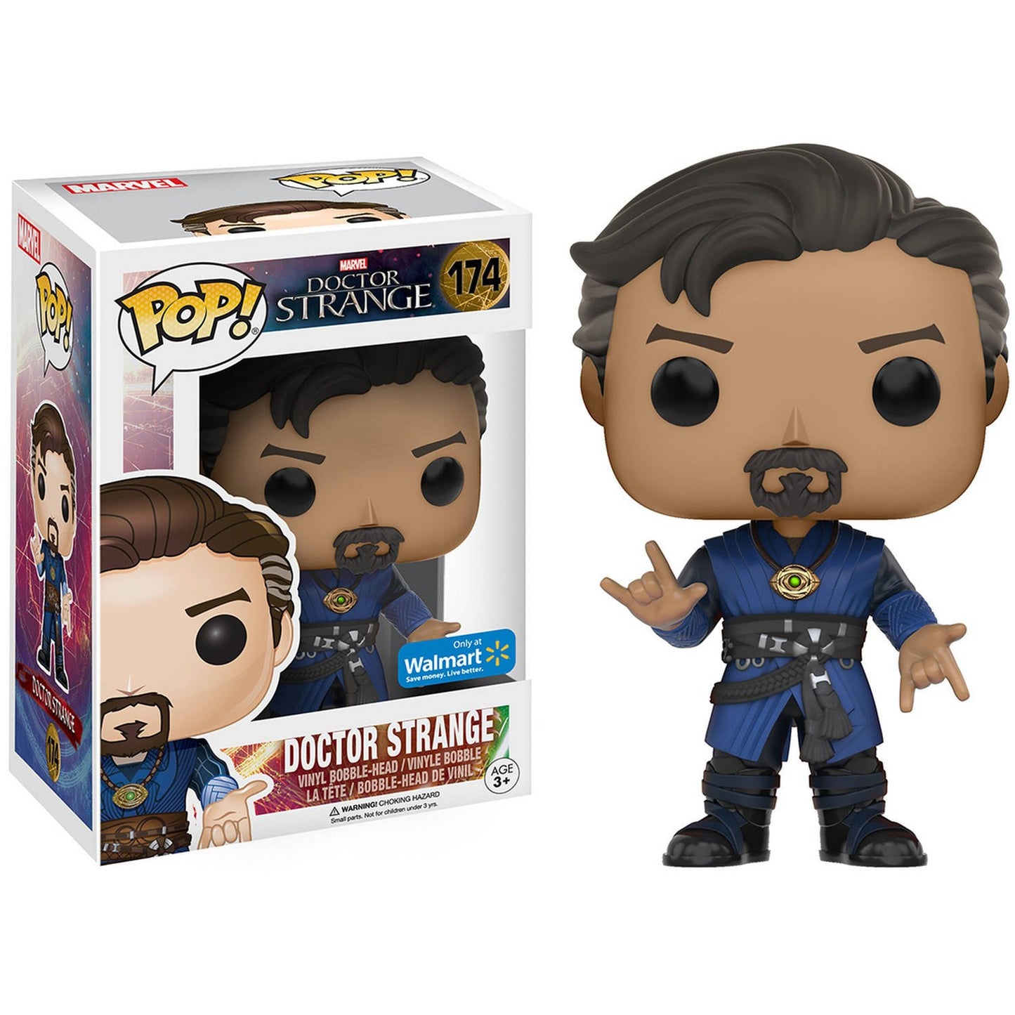 Funko POP! Marvel Doctor Strange #174 [No Cloak] Walmart Exclusive