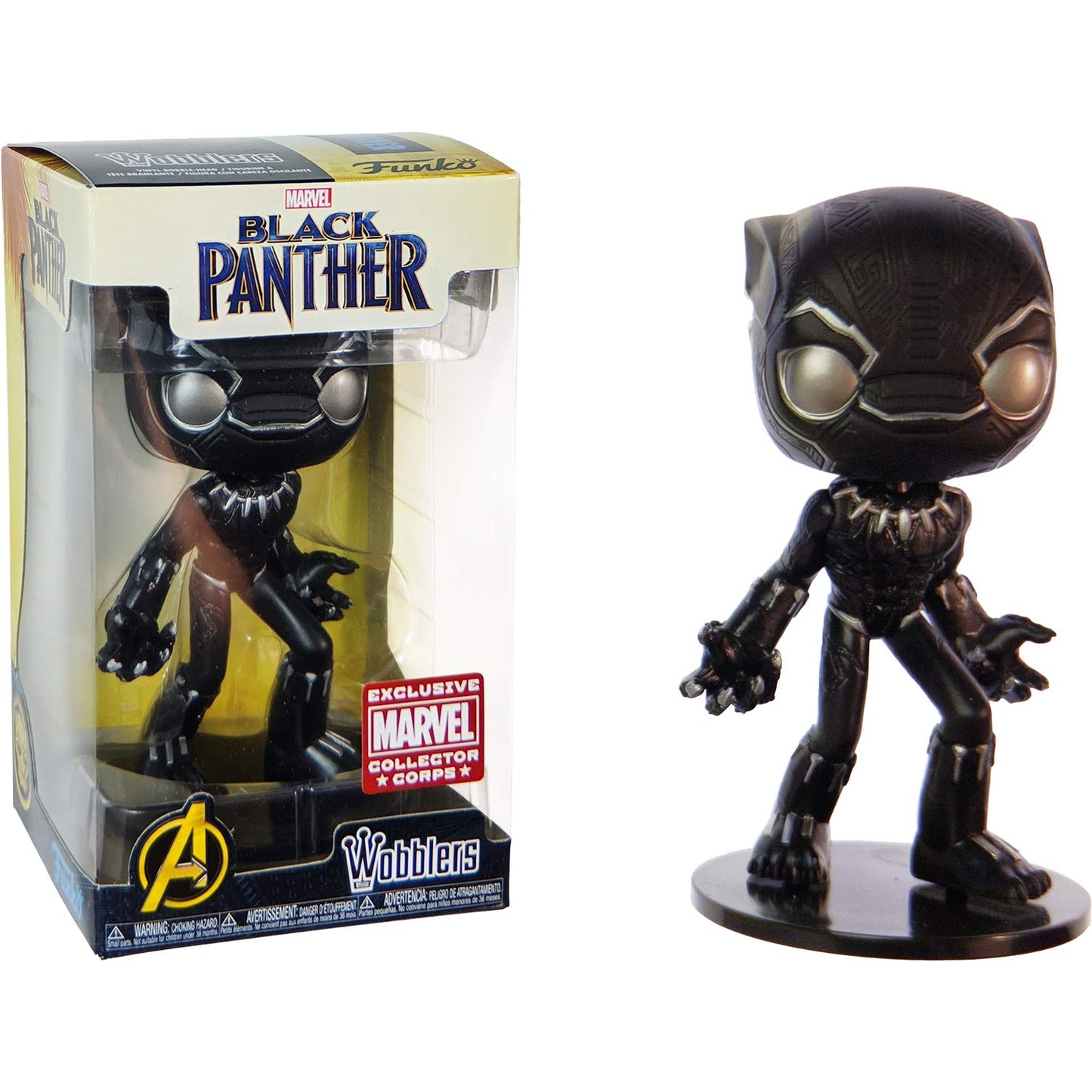 Funko Wobbler Marvel Black Panther Collector Corp Exclusive