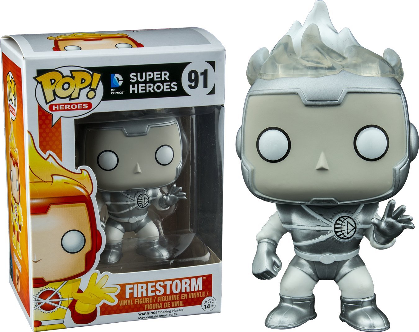 Funko POP! Heroes DC Super Heroes Firestorm #91 [White Lantern] Exclusive