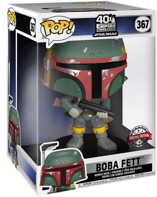 Funko POP! Star Wars 40th Anniversary The Empire Strikes Back 10 Inch Boba Fett #367 [Exclusive