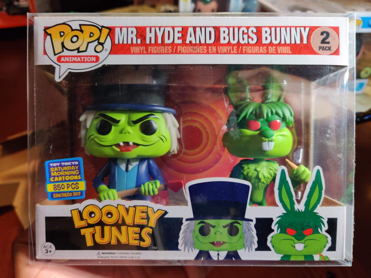 Funko POP! Animation Looney Tunes Mr. Hyde and Bugs Bunny LE 850 2-Pack Excusive