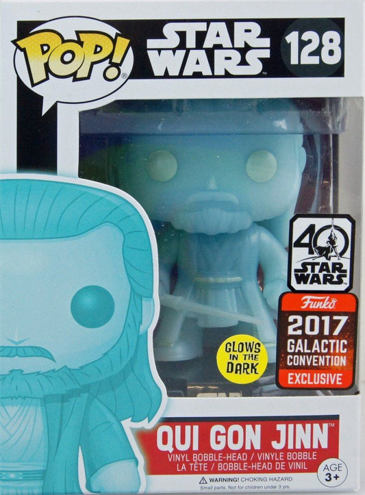 Funko POP! Star Wars Qui Gon Jinn (Holographic) Star Wars Galactic Convention 2017