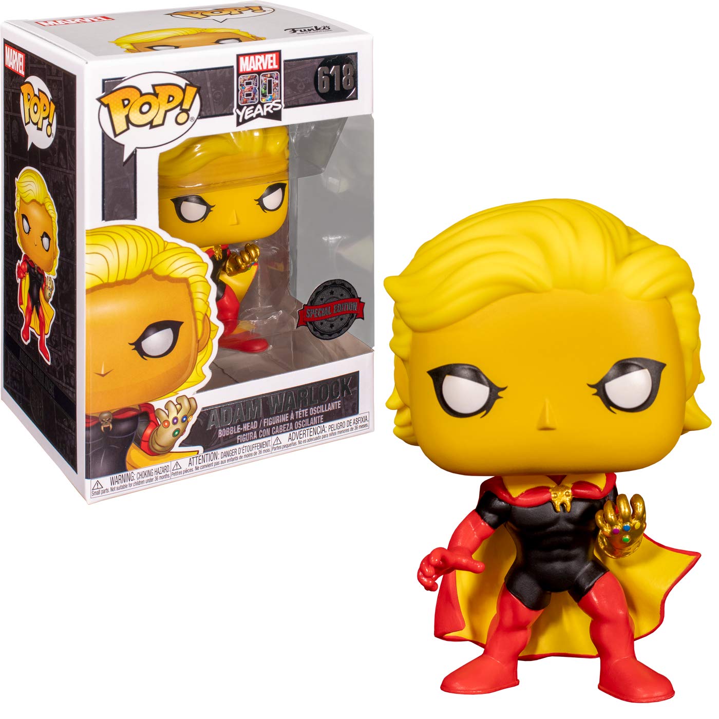 Funko POP! Marvel 80th Anniversary Adam Warlock #618 Exclusive