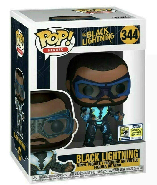 Funko POP! DC Heroes #344 Black Lightning (SDCC 2020 Exclusive Limited 3000 Pieces)