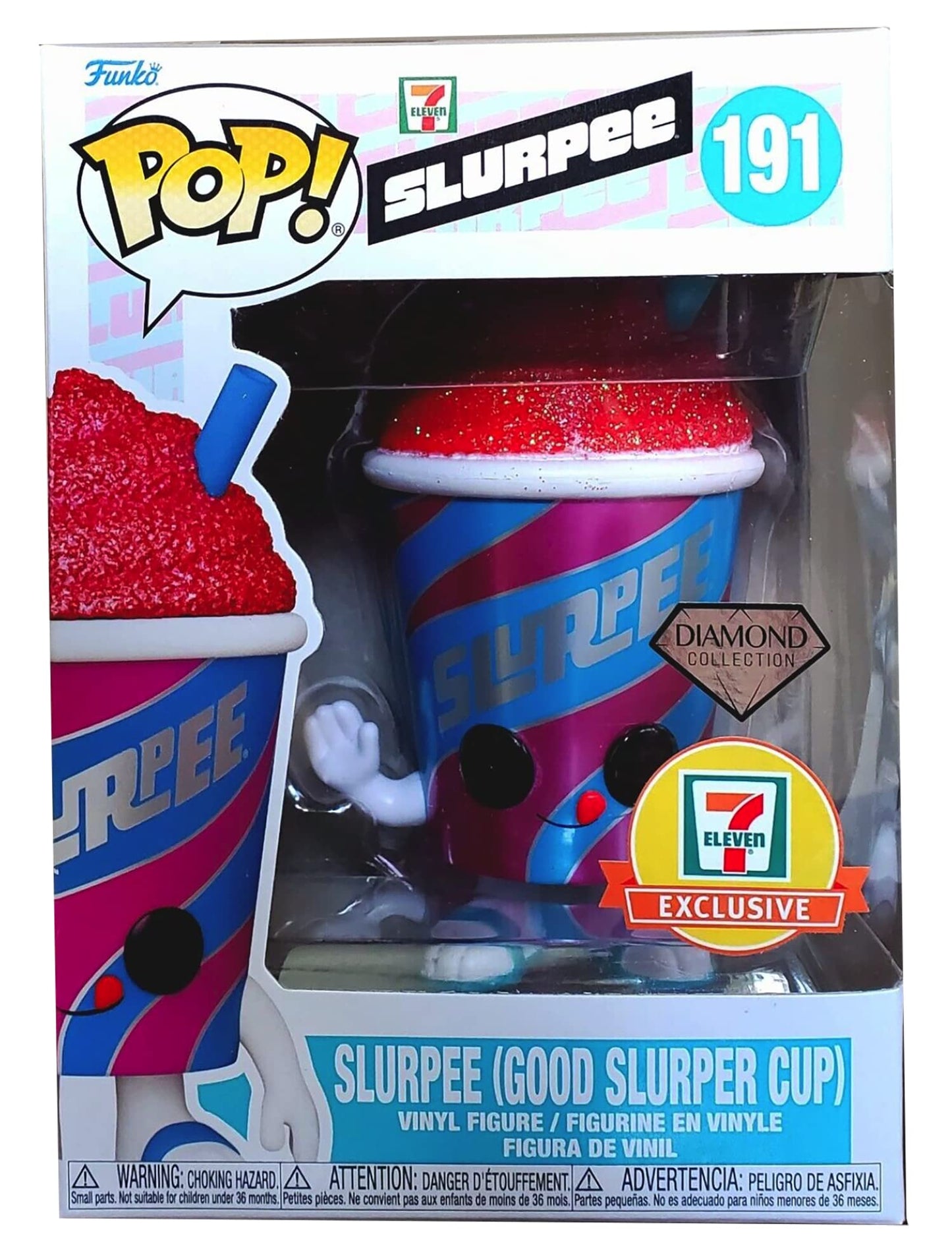 Funko POP! 7-11 Slurpee - Slurpee (Good Slurper Cup) #191 [Diamond Collection] Exclusive