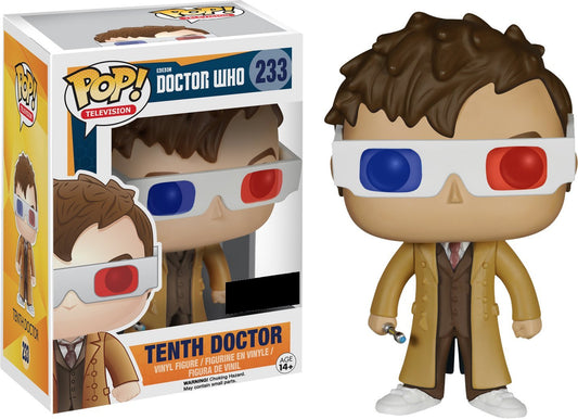Funko POP! Television Doctor Who Tenth Doctor #233 [3D Glasses] Exclusive