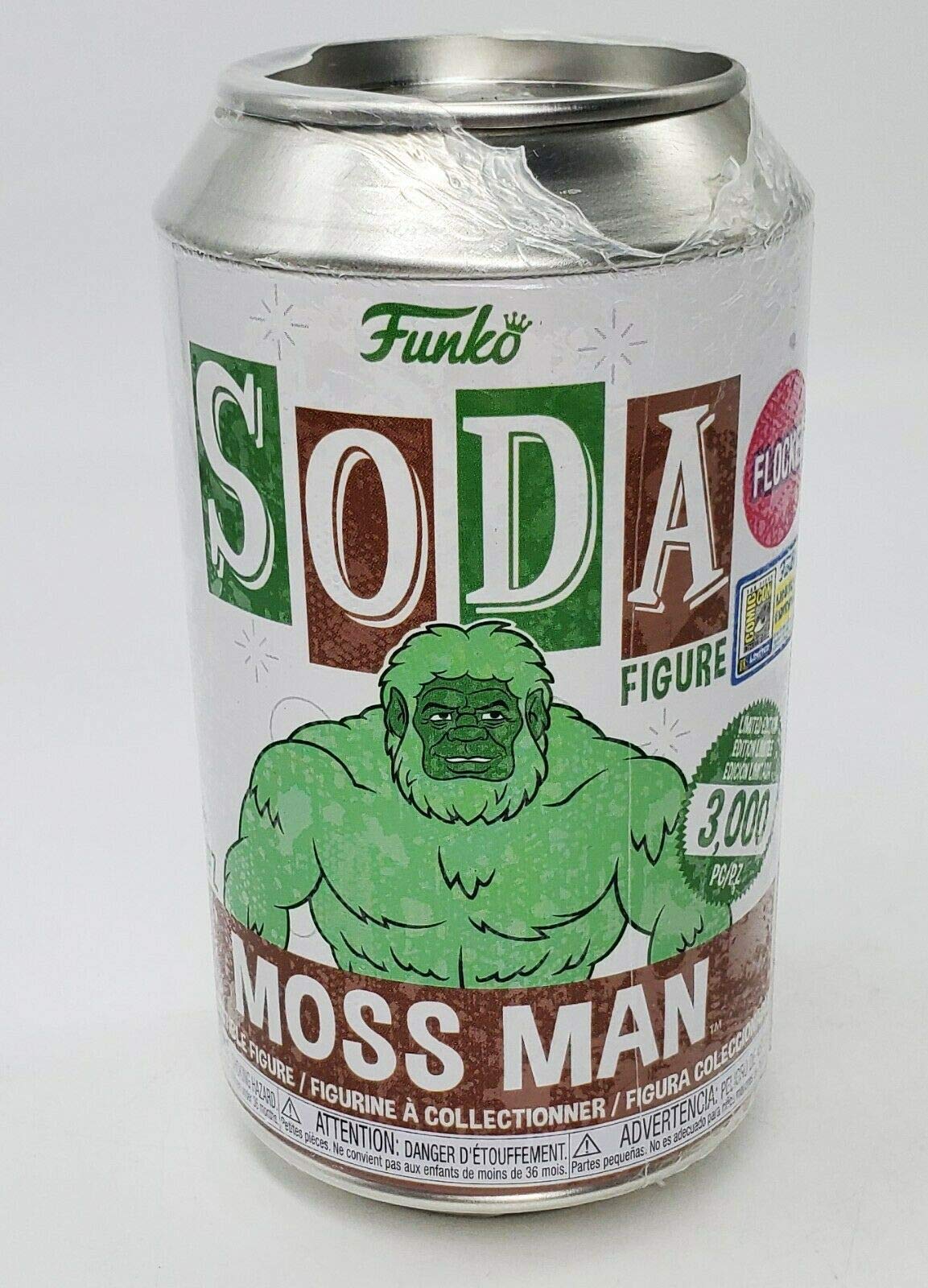 Funko POP! Vinyl Soda: Motu - Moss Man Flocked SDCC 2020 Shared Summer Convention Exclusive Soda