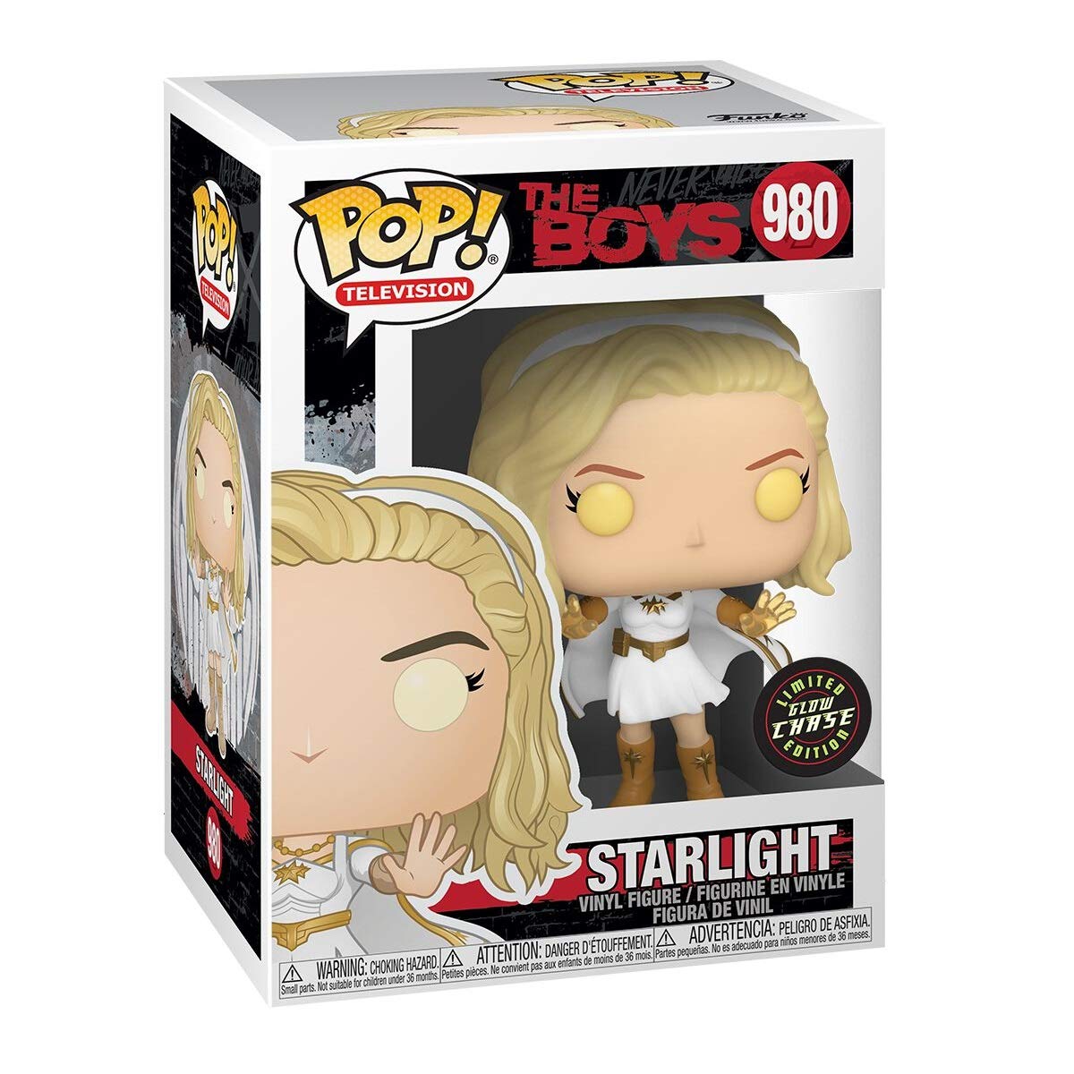 Funko POP! Television The Boys CHASE Starlight #980 [Glows in the Dark]