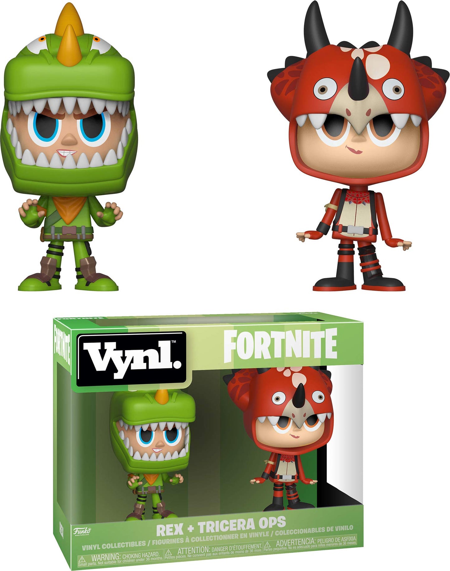 Funko Vynl. Fortnite Rex + Tricera Ops