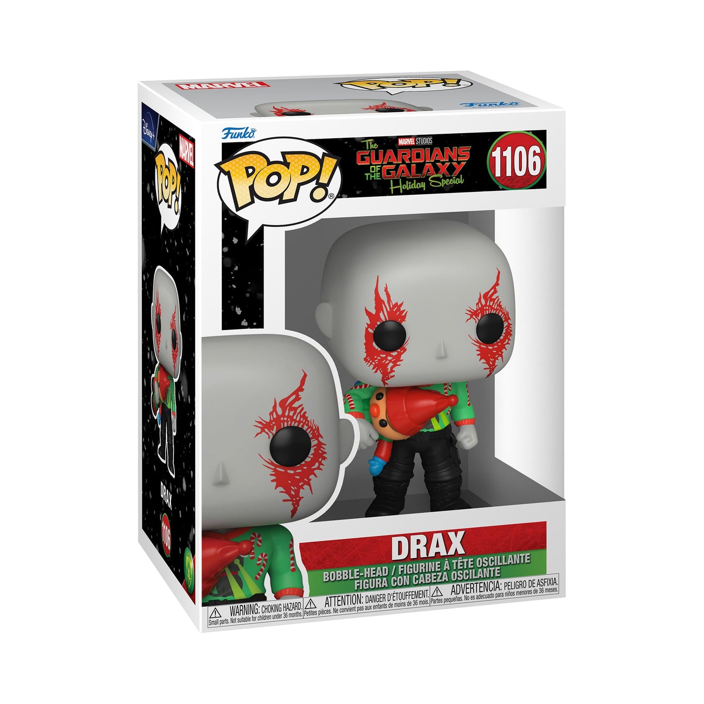 Funko Pop! Marvel Holiday: Guardians of The Galaxy Drax #1106