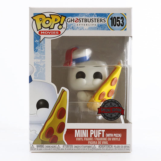 Funko POP! Ghostbuster Afterlife 7/11 Exclusive Mini Puft (w/ Pizza) #1053 - Free Acrylic Case