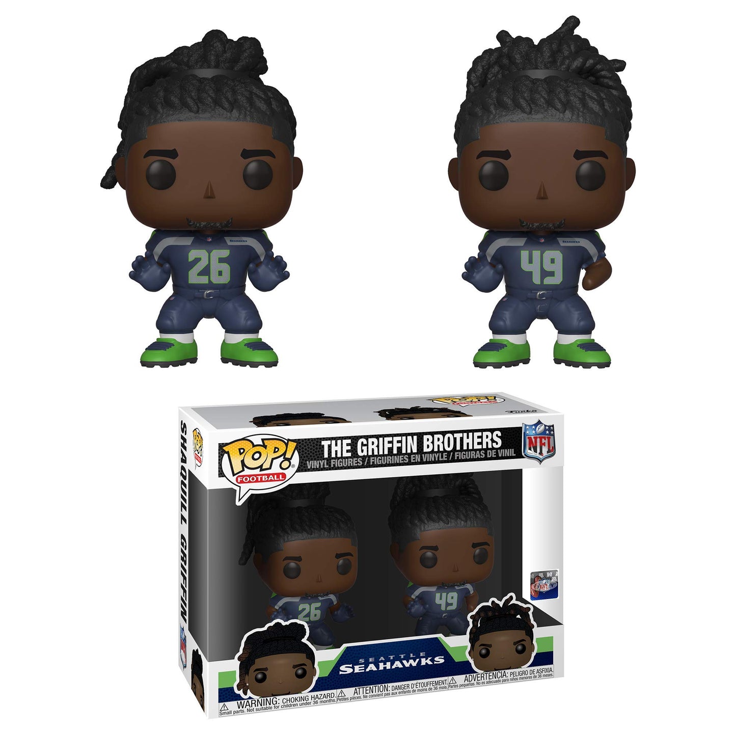 Funko POP! Football Seahawks The Griffin Brothers 2-Pack