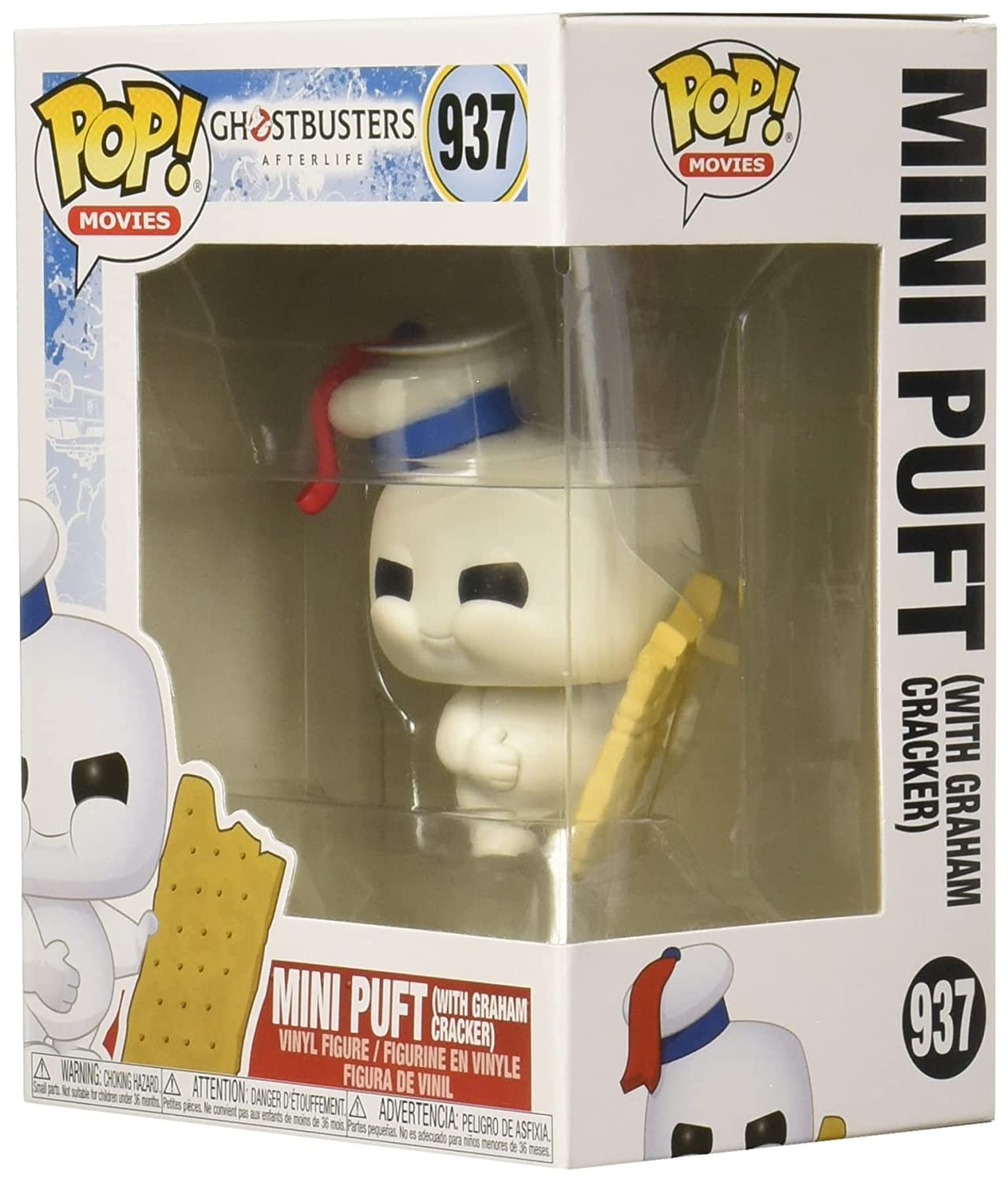 Funko POP! Movies: Ghostbusters Afterlife - Mini Puft with Graham Cracker Multicolor