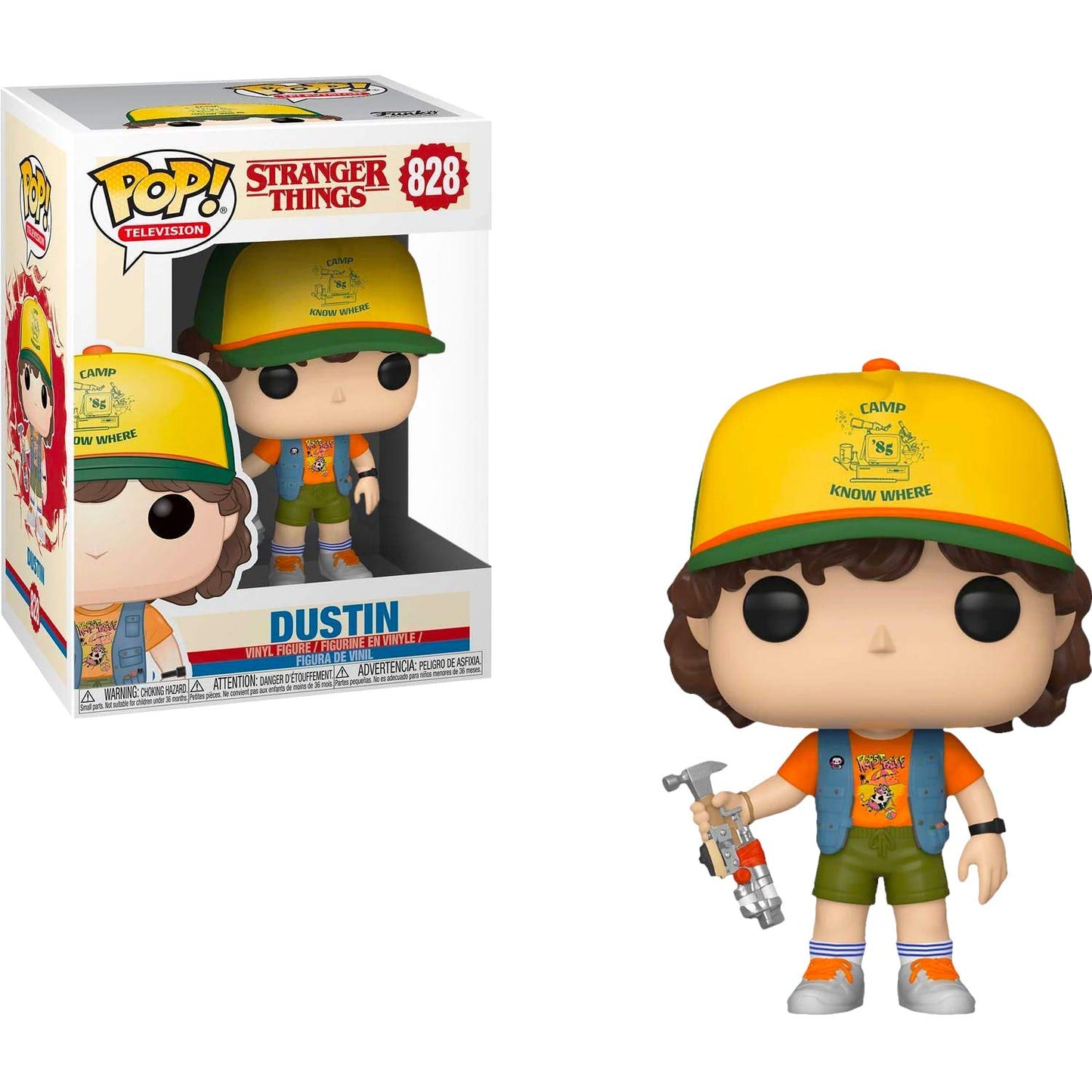 Funko POP! Television: Stranger Things Dustin (with Roast Beef Shirt) Exclusive #828