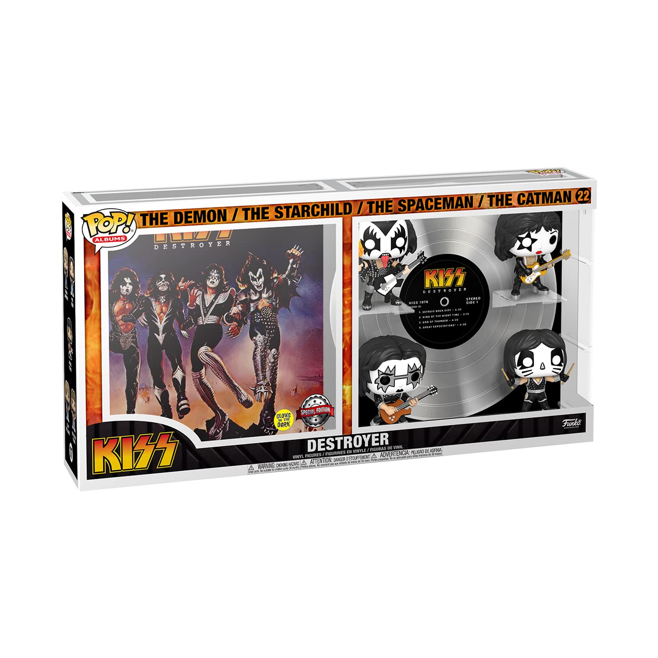 Funko POP! Albums KISS Destroyer #22 [Glows in the Dark] Exclusive