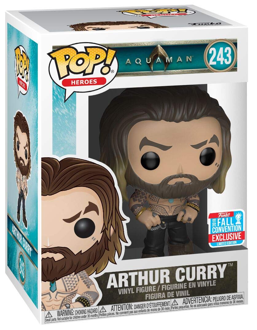 Funko POP! Heroes DC Aquaman Arthur Curry #243 [Shirtless] Exclusive