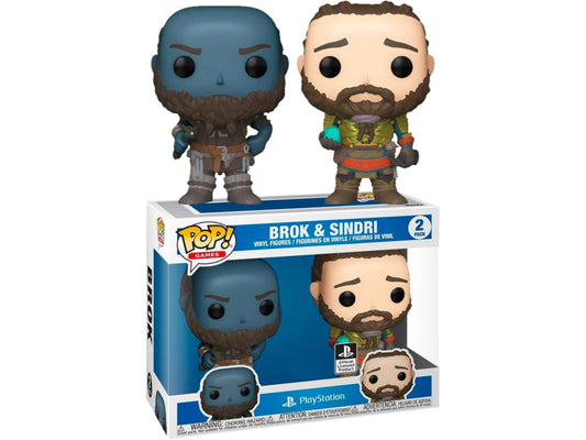 Funko POP! Games God of War Playstation Brok & Sindri 2-Pack Exclusive