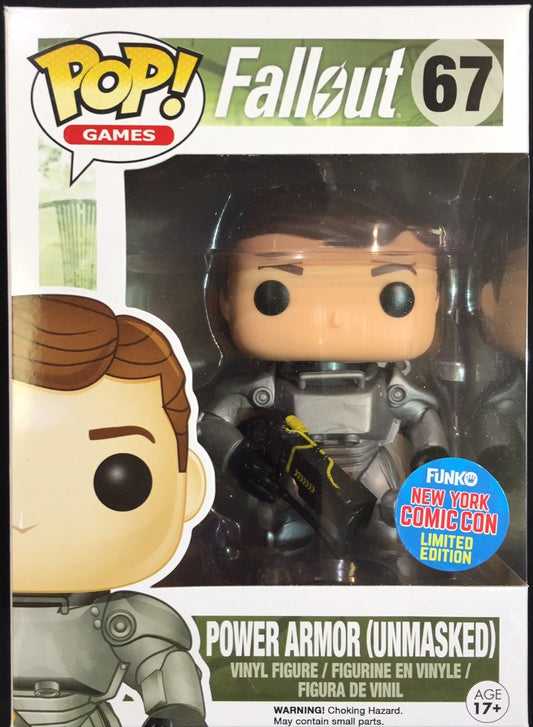 Funko POP! Games Fallout Power Armor (Unmasked) #67 Exclusive