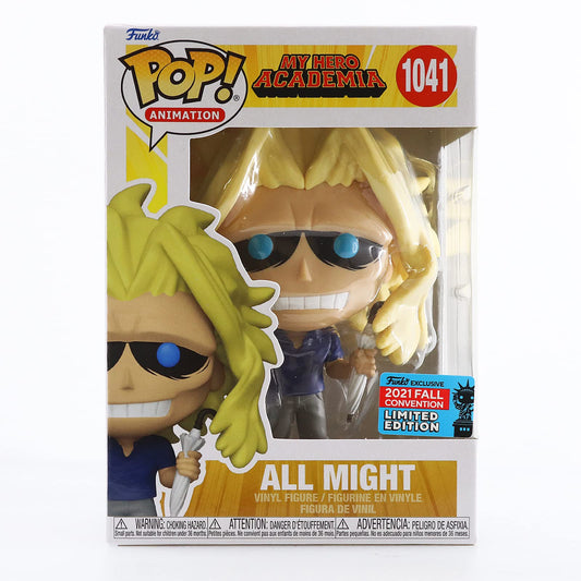 Funko POP! Animation My Hero Academia All Might w/ Bag & Umbrella #1041 Fall Convention Exclusive 2021