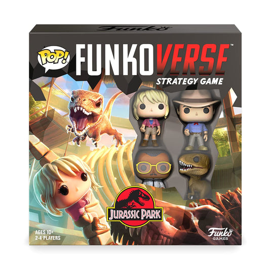 Funkoverse: Jurassic Park 100 4-Pack Board Game